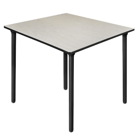 Regency Kee Folding Tables, 48 W, 48 L, 29 H, Wood, Metal Top, Maple TBF4848PLBK